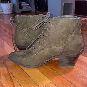 Faux Suede Booties